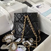 Chanel Small Backpack Black 16.5x17x12cm - 2