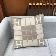 Hermes Avalon Wool Pillow Beige - 2