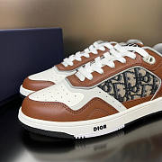 Dior B27 Low-Top Sneaker Brown and Cream - 2