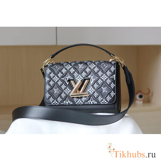 Louis Vuitton LV Since 1854 Twist MM Black 23x17x9.5cm - 1