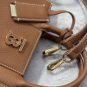 Burberry Mini Frances Bag Brown 27x11x20cm - 3