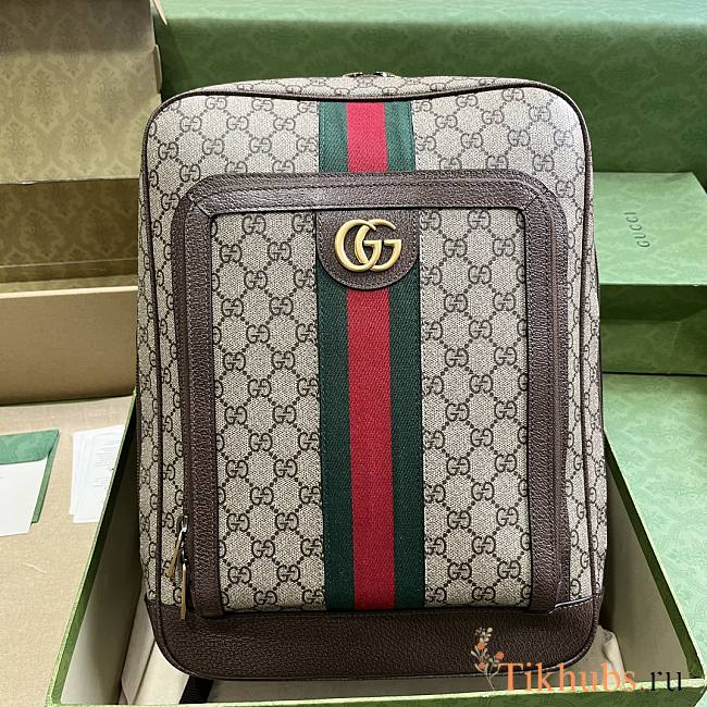 Gucci Ophidia GG Medium Backpack Brown 30x40x14cm - 1