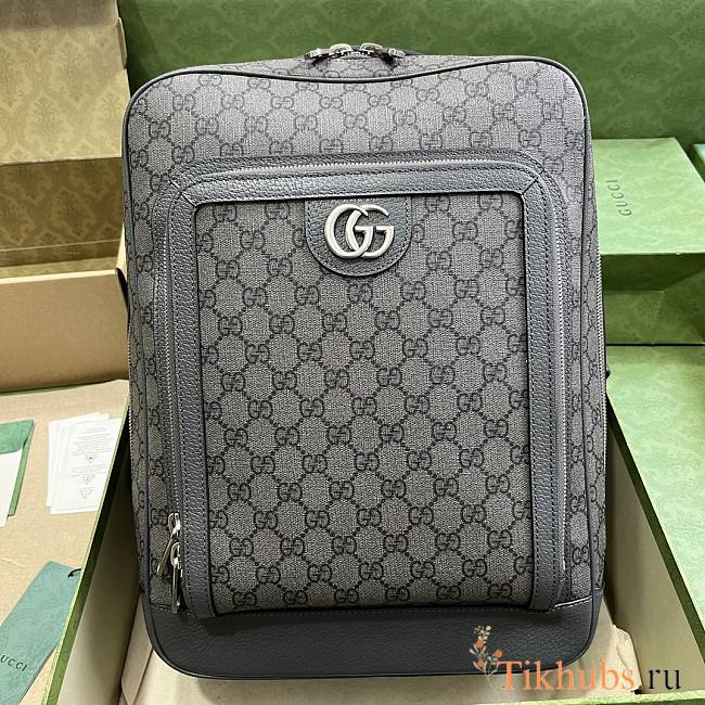 Gucci Ophidia GG Medium Backpack Grey 30x40x14cm - 1