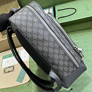 Gucci Ophidia GG Medium Backpack Grey 30x40x14cm - 4