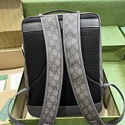 Gucci Ophidia GG Medium Backpack Grey 30x40x14cm - 2