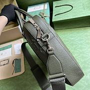 Gucci Jumbo GG Briefcase Dark Green 40x29x6cm - 5