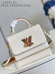 Louis Vuitton LV Twist MM White 23 x 17 x 9.5 cm - 1