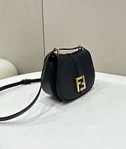 Fendi C’mon Small Black Leather Bag 21x15x6.5cm - 6