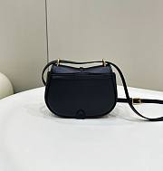 Fendi C’mon Small Black Leather Bag 21x15x6.5cm - 5