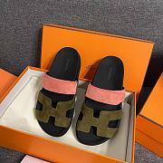 Hermes Chypre Sandal Green Pink - 1