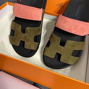 Hermes Chypre Sandal Green Pink - 5