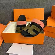 Hermes Chypre Sandal Green Pink - 2