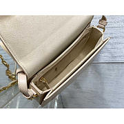 Dior CD Signature Bag With Strap Box Calfskin Beige 21 x 6 x 12 cm - 6