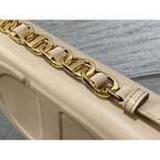 Dior CD Signature Bag With Strap Box Calfskin Beige 21 x 6 x 12 cm - 5