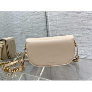 Dior CD Signature Bag With Strap Box Calfskin Beige 21 x 6 x 12 cm - 3