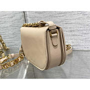 Dior CD Signature Bag With Strap Box Calfskin Beige 21 x 6 x 12 cm - 2