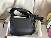 Hermes Mini Jypsiere Crossbody Bag Black Gold 23 x 17 x 9 cm - 4