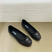 Prada Nappa Leather Ballerinas Black - 1