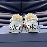 Balenciaga Paris Low Top Graffiti Sneaker in White - 2