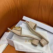 Dior C’est Dior Heeled Slide Nude Patent Calfskin 5cm - 2