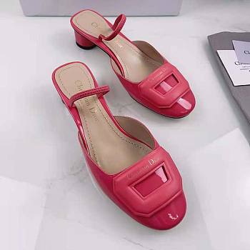 Dior Day Slingback Pump Indy Pink Patent Calfskin 3.5cm