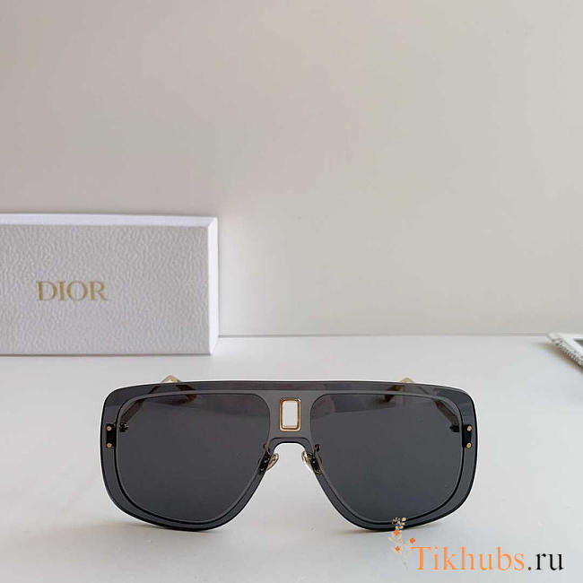 Dior UltraDior Sunglasses With Gold Hardware - 1