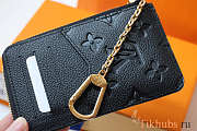 Louis Vuitton LV Card Holder Recto Verso Black 13x9.5x2.5cm - 5