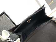 Chanel 23A Clutch Satin Bow Evening Bag Black 20x20x4cm - 3