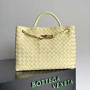 Bottega Veneta Medium Andiamo Light Yellow 32.5x24x12cm - 1