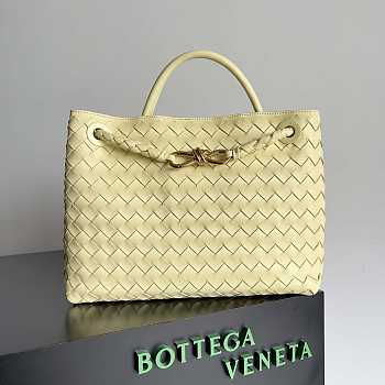 Bottega Veneta Medium Andiamo Light Yellow 32.5x24x12cm