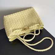 Bottega Veneta Medium Andiamo Light Yellow 32.5x24x12cm - 4