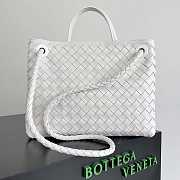 Bottega Veneta Medium Andiamo White 32.5x24x12cm - 5