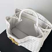 Bottega Veneta Medium Andiamo White 32.5x24x12cm - 4