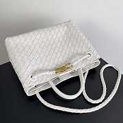 Bottega Veneta Medium Andiamo White 32.5x24x12cm - 3