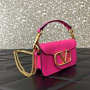 Valentino Loco Micro Bag Neon Pink 13x7x4.5cm - 3