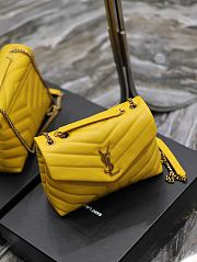 YSL Loulou Small Yellow Bag 25x17x9cm - 2