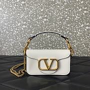 Valentino Loco Micro Bag White 13x7x4.5cm - 1