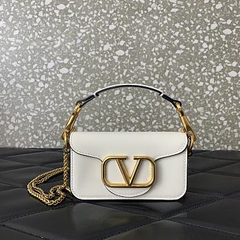 Valentino Loco Micro Bag White 13x7x4.5cm