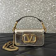 Valentino Loco Micro Bag Silver 13x7x4.5cm - 1