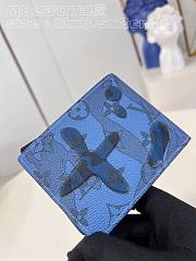 Louis Vuitton LV Slender Wallet Blue 11 x 8.5 x 2 cm - 3