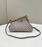 Fendi First Small Dove Gray White Bag 26x18x9.5cm - 1