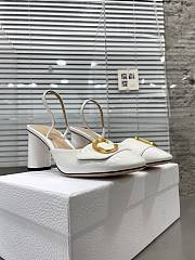 Dior C'est Slingback Pump White Patent Calfskin 8cm - 4