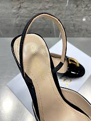 Dior C'est Slingback Pump Black Patent Calfskin 8cm - 4