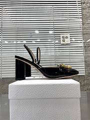 Dior C'est Slingback Pump Black Patent Calfskin 8cm - 3