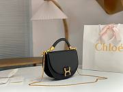 Chloe Marcie Chain Flap Bag Black 22.5x15.5x7cm - 5