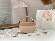 Chloe Marcie Chain Flap Bag Pink 22.5x15.5x7cm - 4