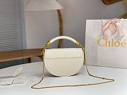 Chloe Marcie Chain Flap Bag White 22.5x15.5x7cm - 6