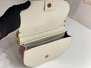 Chloe Marcie Chain Flap Bag White 22.5x15.5x7cm - 5