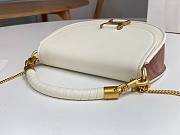 Chloe Marcie Chain Flap Bag White 22.5x15.5x7cm - 3