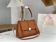 Chloe Penelope Medium Soft Shoulder Bag Brown 35x24x13cm - 4